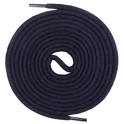 Afbeelding van Mount Swiss Ronde premium veters van 100% katoen zeer scheurvast kleur donkerblauw lengte 140 cm