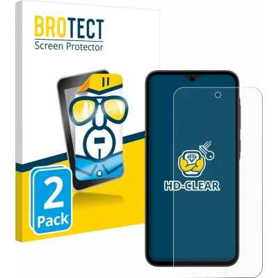 Afbeelding van BROTECT Screenprotector voor Samsung Galaxy A35 5G Folie Beschermfolie transparant (2 Stuks)