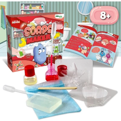 Afbeelding van Science4you Zelf Zeep Maken Experimenteerset 10 delige Experimentenset 4 Experimenten Voor Kinderen vanaf 8 jaar