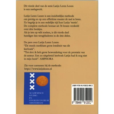 Afbeelding van Latijn leren lezen IV vormenboekje (Paperback)