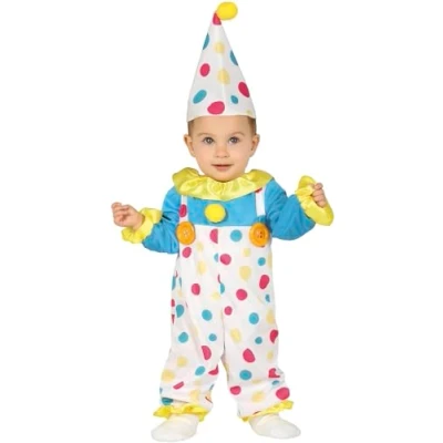 Afbeelding van Fiestas Guirca Kostuum Clown stippen 18 24 maanden