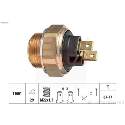 Afbeelding van Temperatuurschakelaar, radiateurventilator EPS 1.850.007