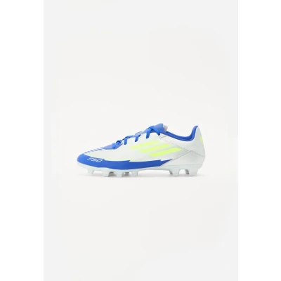 Afbeelding van adidas Performance Messi CLUB Voetbalschoenen met Kunststof noppen, Heren, Maat: 47 1/3, Silver/solar yellow/lucid blue