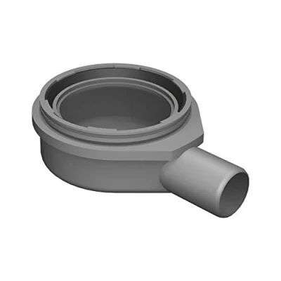 Afbeelding van LUX ELEMENTS TUB LINE BA W 22 Afvoerbak van ABS kunststof geschikt voor douchevloeren met lijnafvoer, aansluiting DN 50