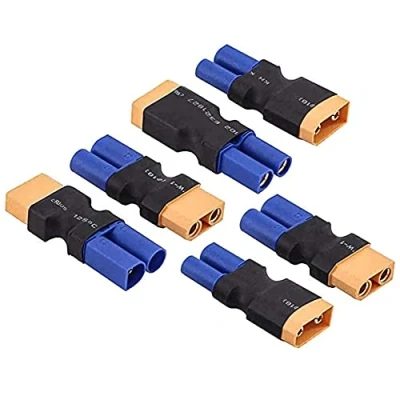 Afbeelding van 3 Pairs EC5 naar XT90 Plug Vrouwelijke Mannelijke Adapter Draadloze Connector voor RC FPV Drone Auto Lipo NiMH Batterij oplader ESC
