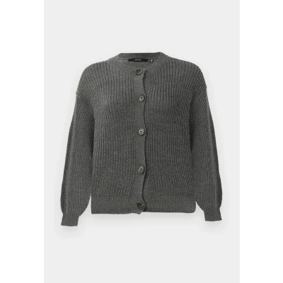 Afbeelding van Vero Moda Vmlea O NECK Vest, Dames, Maat: XS, Asphalt