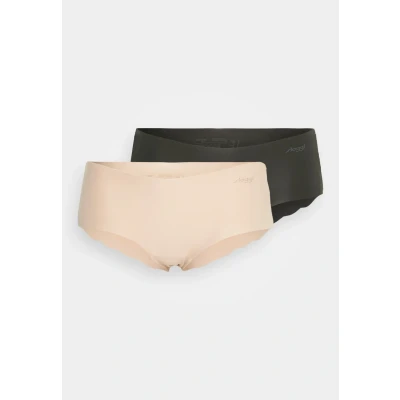 Afbeelding van Sloggi 2P ZERO Microfibre 2.0 Shorts Bruin Medium Dames