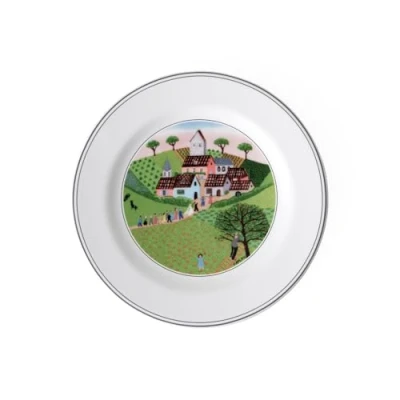 Afbeelding van Villeroy &amp; Boch Design Naif Marriage, Premium porselein, wit/kleurrijk, broodbord, 17 cm