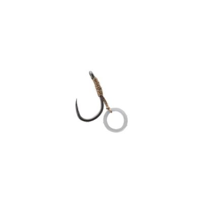 Afbeelding van Korum Banded Hook Hairs Barbless Haakmaat 8 (5 Stuks) Witvis haken