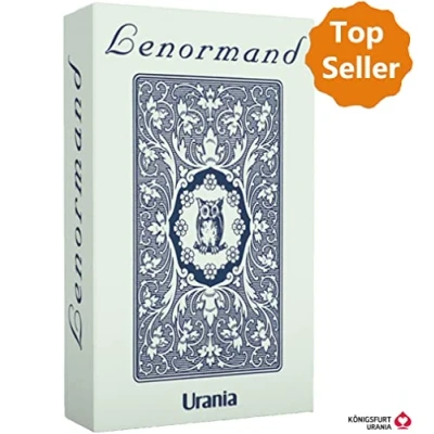 Afbeelding van Lenormand Orakelkarten Blaue Eule: Wahrsagekarten mit Symbolen