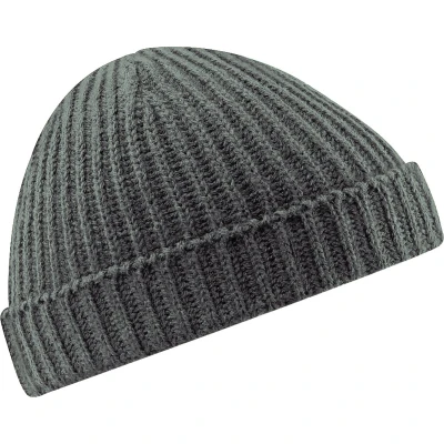 Afbeelding van Beechfield Retro Trawler Skull cap One size Rook Grijs