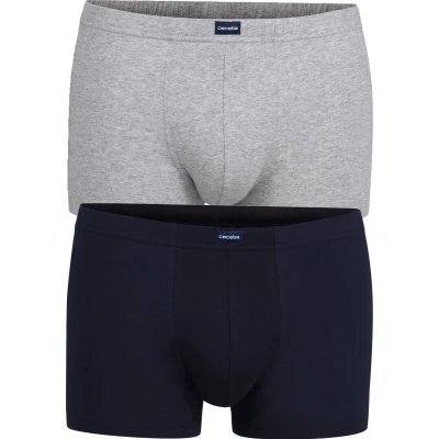 Afbeelding van Ceceba heren boxers (2 pack) grijs en donkerblauw Maat: 8XL