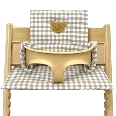 Afbeelding van BORDEAG hoge stoel zitkussen voor Stokke Tripp Trapp, zitkussen, met leuke afbeeldingen, stoelkussen, comfort eenvoudige reiniging, machinewasbaar (B)