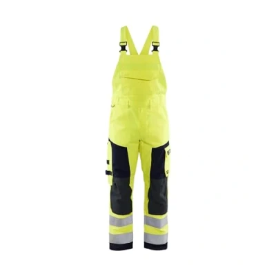 Afbeelding van Blaklader Multinorm bretelbroek 2608 1514 High Vis Geel/Marineblauw C50