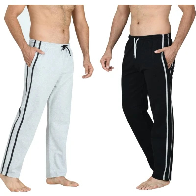 Afbeelding van 2 PACK Lounge Broeken Zwart/Grijs Maat XXL Koopjedeal.nl Altijd de beste deal