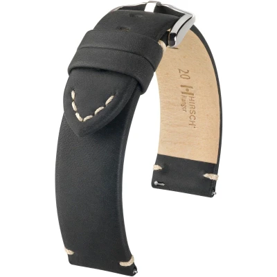 Afbeelding van HIRSCH RANGER L BLACK CALF 24/24MM 05402050 2 24