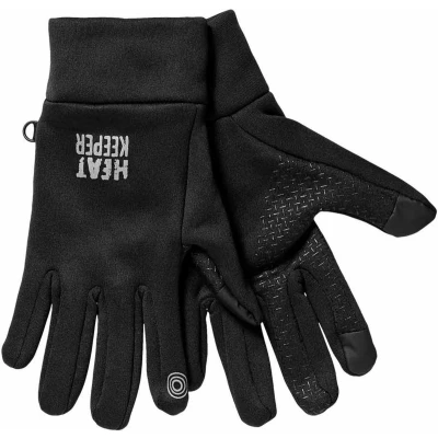 Afbeelding van Heatkeeper Handschoen Techno Touchscreen Zwart Handschoenen S/M