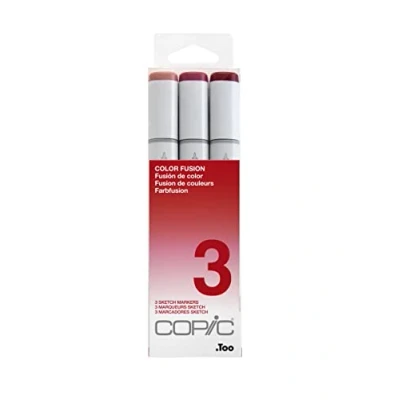 Afbeelding van Copic Sketch Marker Set kleurfusie 3 stuks