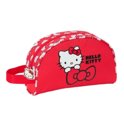 Afbeelding van Reistasje Hello Kitty Iconic Wit Rood 26 x 16 9 cm