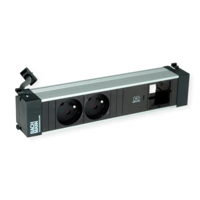 Afbeelding van Bachmann, Stekkerdoos, POWER FRAME M 2xUTE 916.5311xUSB C 30W 1xCM 0,2m GST18 (2 x, CEE 7/5, 7/3)