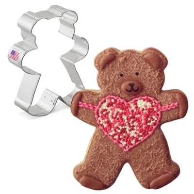 Afbeelding van Ann Clark Cookie Cutters Teddybeer Koekjessnijder, 10,8 cm