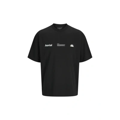 Afbeelding van Jack &amp; Jones Rundhalsausschnitt Tshirt print, Heren, Maat: Medium, Black