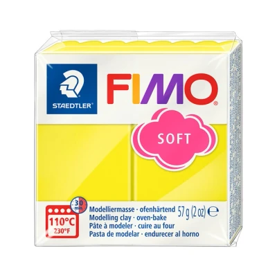 Afbeelding van Fimo klei soft Citroen Nummer 10 57Gram