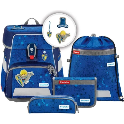 Afbeelding van Step by Schooltas Space Schulranzen Set 5 delig &quot;Novelmore&quot; Arwynn Rood