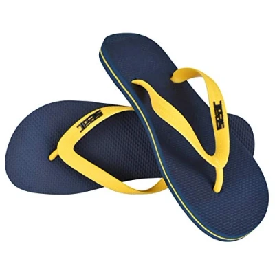 Afbeelding van SEAC Ohau, Rubberen Teenslippers voor Zee, Zwembad, Strand en Boot, Blauw/Geel, 47/48