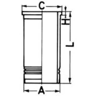 Afbeelding van Kolbenschmidt Cilinderbus/voering O ring 88318110