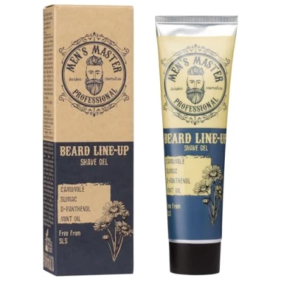Afbeelding van Men&#039;s Master Beard Line up Shave Gel Scheergel Transparant Scheren zonder Water 100ML