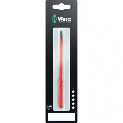 Afbeelding van Wera 05004422001 Kraftform Compact VDE 64 i SB, geïsoleerde schroevendraaiermes, Hex Plus, 4,0 x 154 mm