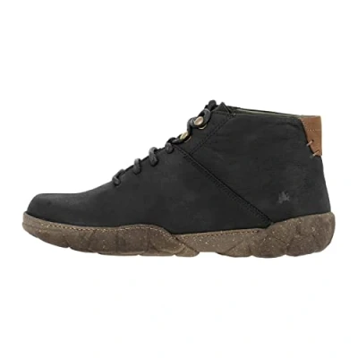 Afbeelding van El Naturalista Heren comfortabele schoenen Turtle, mannen veterschoenen, zwart, 40 EU