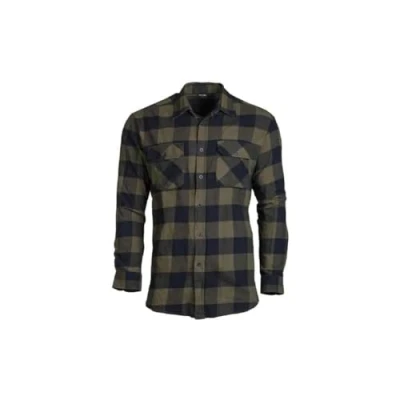 Afbeelding van Mil Tec Hemd 10939001 overhemd zwart/olijf 902