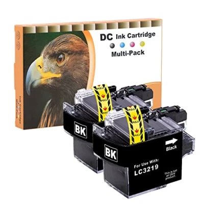 Afbeelding van D&amp;C LC3219 XL inktcartridges, compatibel met Brother LC 3217, 3219, voor MFC J5330DW, J5335DW, J5730DW, J5930DW, J6530DW, J6930DW, J6935DW, verpakking van 2 stuks