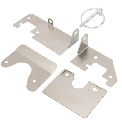 Afbeelding van MangWany Achterdeurvergrendeling en Prick Stop inbraakbeveiliging voor Ducato, Boxer, Jumper H1, H2, H3, camper accessoires met klapsplitpen 6 mm x 45 galvanisch verzinkt