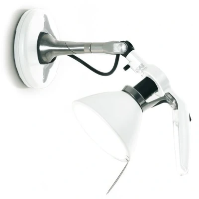 Afbeelding van Luceplan Fortebraccio wandlamp 1 arm wit