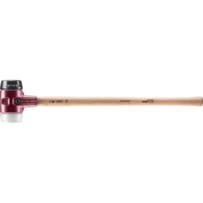 Afbeelding van Halder Voorhamer hoofd d. 80 mm lengte 800 superplastic wit/rubber zwart middelhard hickory 1 stuk 3027.081