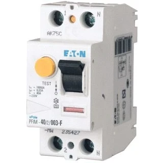 Afbeelding van Eaton aardlekschakelaar 2 polen nom meet 230v str 40a 187450