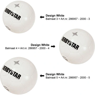 Afbeelding van Derbystar Classic TT II Voetbal White Wit Kopen