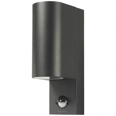 Afbeelding van Sygonix SY 6028440 LED buitenlamp met bewegingsmelder (wand) GU10 Zwart