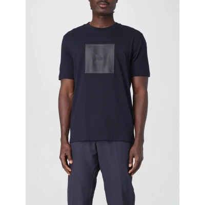 Afbeelding van Boss TShirt Short Sleeve Graphic Blue T Shirts