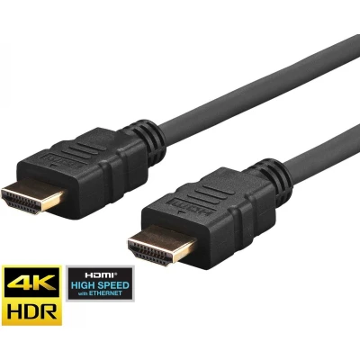Afbeelding van Vivolink PROHDMIHD0.5, 0,5 m, HDMI Type A (Standaard), 4096 x 2160 Pixels, 3D, Zwart