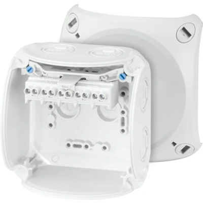 Afbeelding van Hensel kabeldoos 5 polig 1 4mm weerbestendig grijs ip66 ip67 kf 0404 g