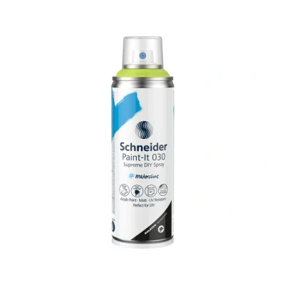 Afbeelding van Schneider spuitbus verf Paint it 030 DIY spuitverf acrylverf 200ml lime groen pastel S ML03052050