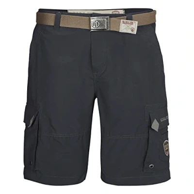 Afbeelding van G.I.G.A. DX Heren casual bermuda met riem/korte broek GS 38 MN BRMDS, antraciet, 60, 38202 000