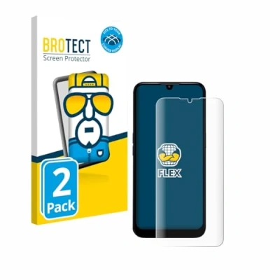 Afbeelding van BROTECT Screenprotector voor Doro 8200 Folie Beschermfolie transparant volledig dekking (2 Stuks)