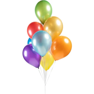 Afbeelding van Globos Ballonnen Metallic Pearl Mix Kleuren 30cm, 100st.