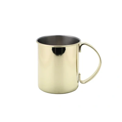 Afbeelding van ECHTWERK Moscow Mule beker set (1000 ml, Goud, 2 delig)