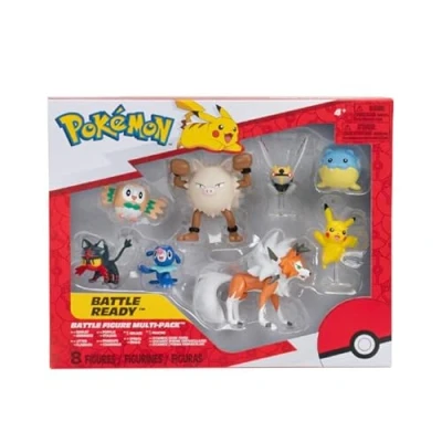 Afbeelding van Pokémon vechtfiguur, 5 cm Pokemon figuurtje, 8 Streng speelgoedset
